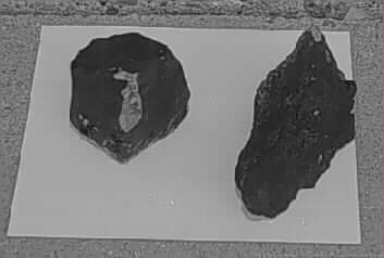 Meteorite fragments found in Monahans
